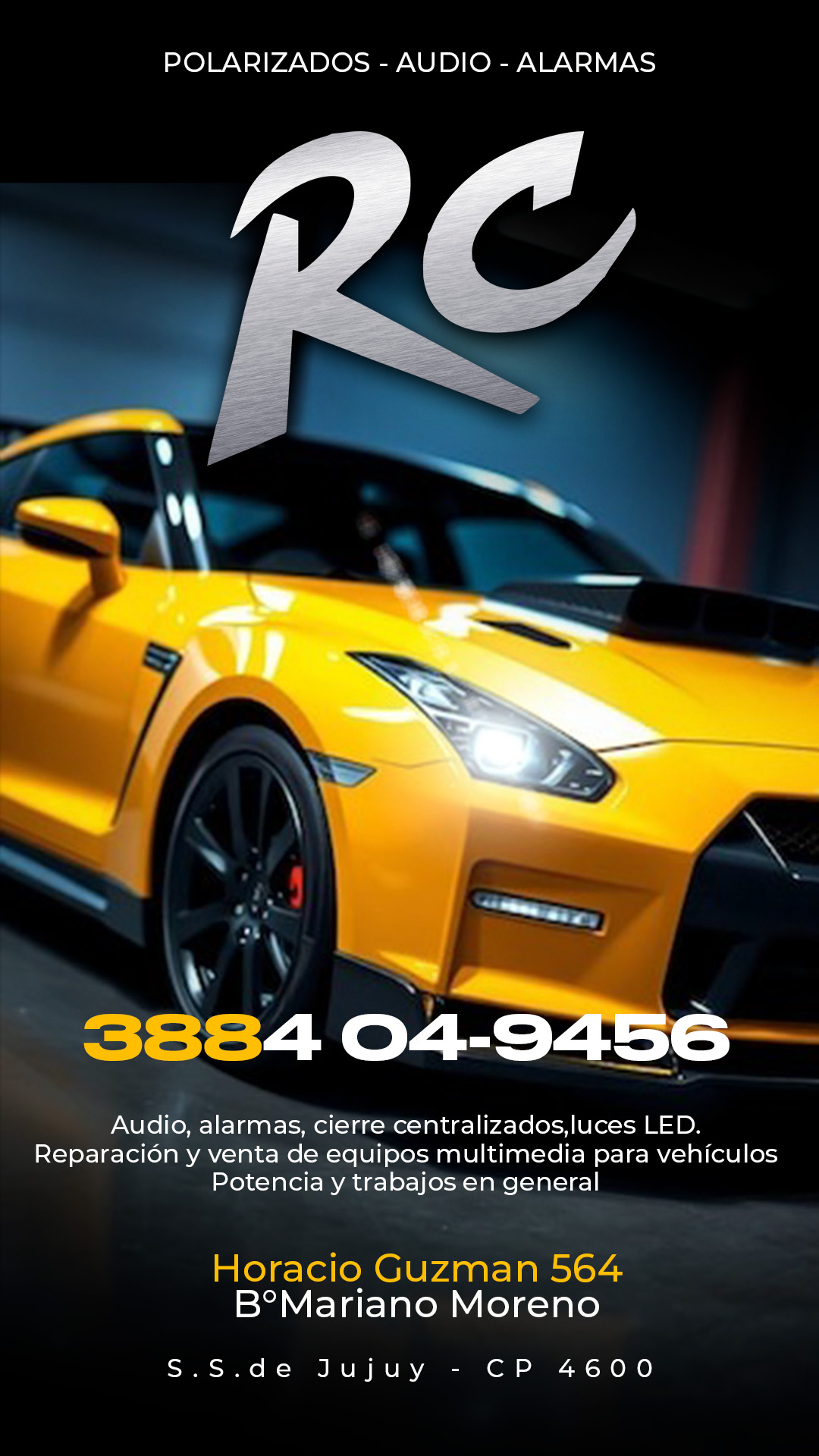 RC - AUDIO ALARMAS POLARIZADOS