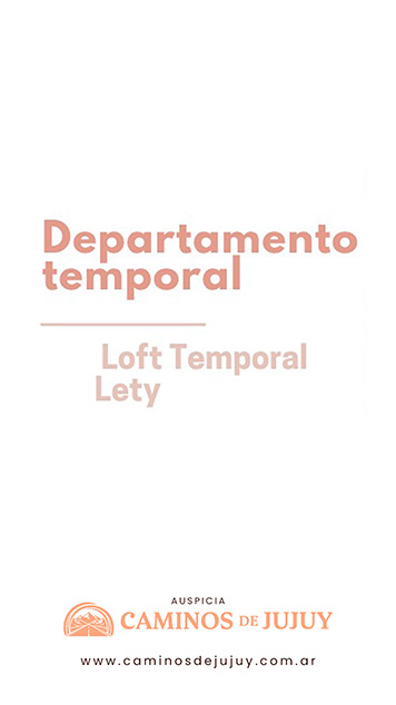 Loft Temporal LETY - Departamento temporal